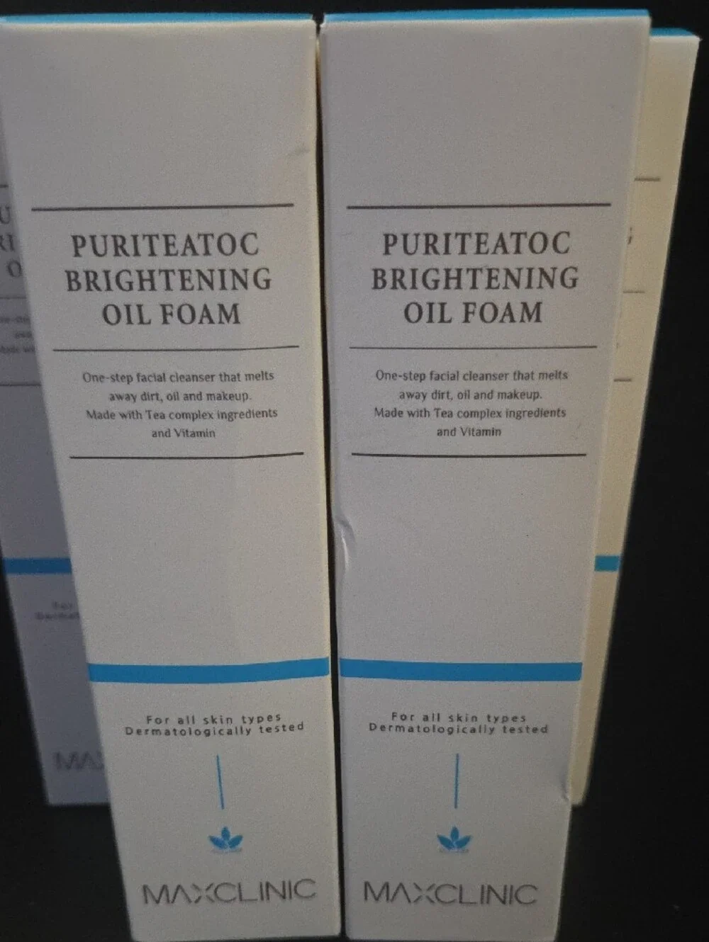 Puriteatoc Brightening Oil Foam Makeup Removal $14 Each.